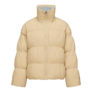 斯凯奇羽绒服男款冬季加绒保暖短款上衣女款杏色外套男装女装棉服