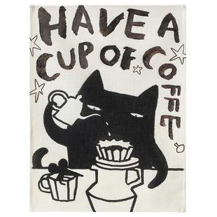 暖藻&张乐陆么么黑 2026新款氛围感挂毯房间装饰挂布咖啡店背景布