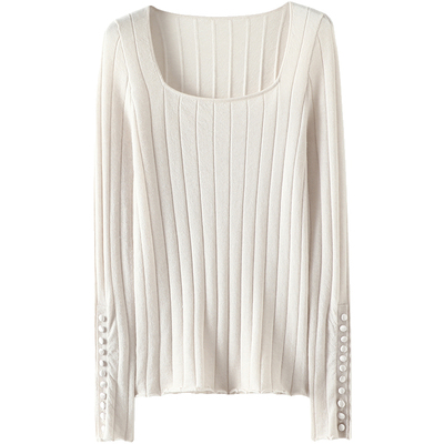 启超高端100%纯山羊绒衫