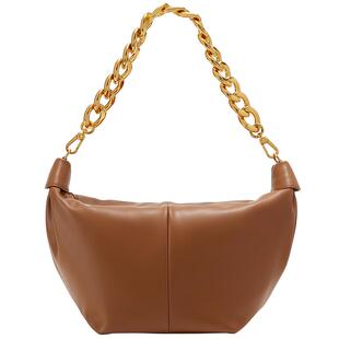 CHARLES&KEITH女包CK2-40781925小号柔软hobo粗链条单肩托特包女