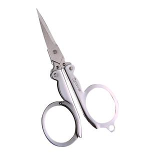 日美小剪刀不锈钢折叠钥匙挂件随身迷你学生手工艺剪纸刀旅行剪