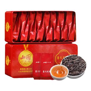山国工夫茶武夷山大红袍茶叶浓香型乌龙茶自己喝礼盒装官方旗舰店