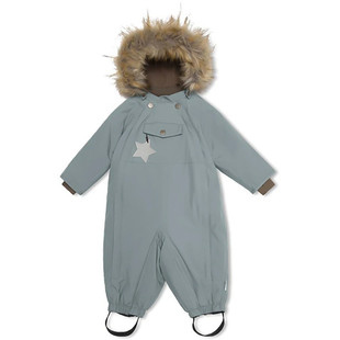 2021冬季宝宝mat连体滑雪服儿童加绒加厚防水棉服婴儿外出服外套