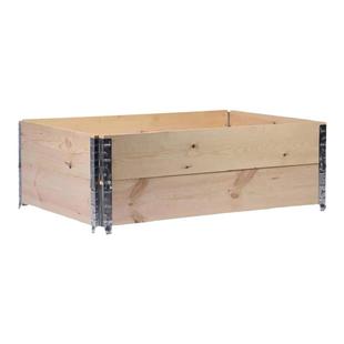 原生花园原木一米菜园木制种植箱框床蔬菜种植花盆户外庭院木围板