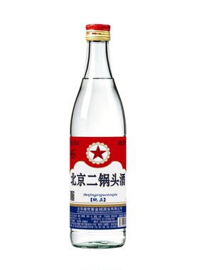 北京二锅头56度白瓶500ml清香型高度白酒纯粮食口粮酒传统酿造