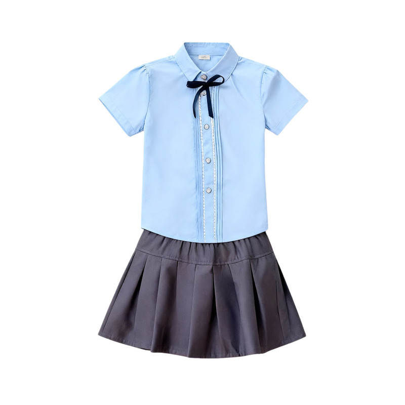 幼儿园园服毕业服英伦风夏季小学生校服夏装超细旦衬衫儿童班服