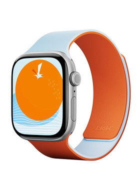 MOFT iwatch苹果表带applewatch硅胶表带适用苹果手表Watch Series1~10代运动表带ultra2/1高端双色