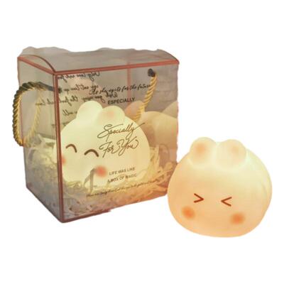 网红卡通小夜灯卧室可爱兔子氛围灯装饰摆件精致生日礼物送女孩子