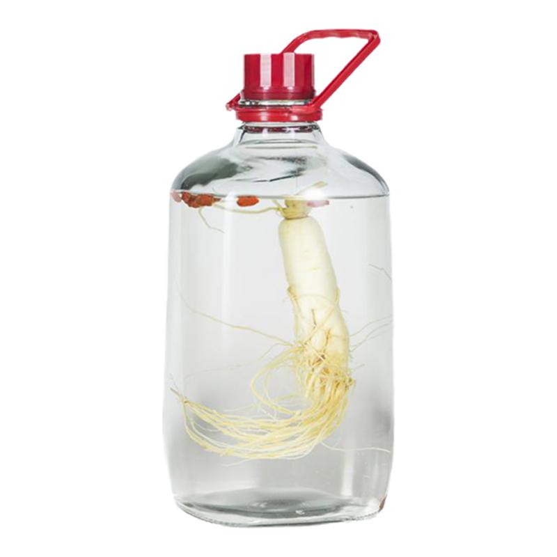 高档玻璃密封人参泡酒瓶10斤