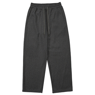 BD健美站宽松大码镰刀裤斜纹直筒垂感阔腿卫裤运动休闲长裤男