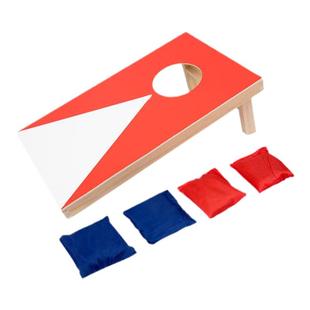 木质丢沙包游戏道具幼儿园运动投掷亲子儿童室内学生扔沙包板玩具