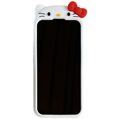 @BOBBY PLANET原创高品质柔软硅胶kitty立体趴趴凯蒂猫可爱少女心适用iPhone16Promax手机壳苹果1543防摔全包