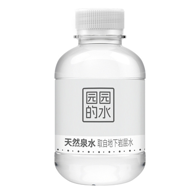 园园的水天然泉水260ml*6小瓶便携车载专用非迷你矿泉水儿童饮用