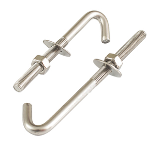 304不锈钢石棉瓦钩螺丝6个大瓦钩丝杆6mm异型钩件挂钩角钩螺栓M6