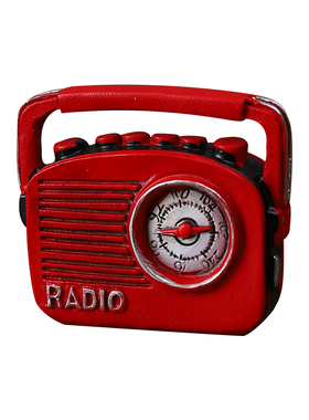 复古小摆件老式电话收音机小摆设