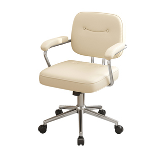 阿勒夫耶真皮电脑椅舒适久坐家用办公学习椅靠背书房书桌升降转椅