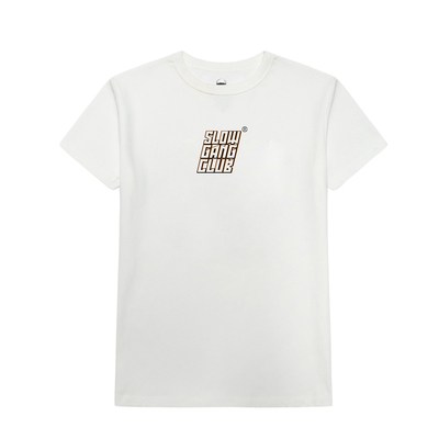 SlowGang修身印花短袖