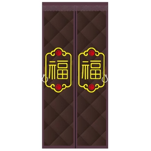 冬季磁吸开窗棉门帘加厚家用空调挡风保暖保温隔断帘隔音密封防寒