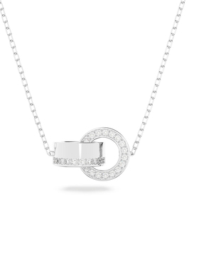 Swarovski/施华洛世奇Hollow环形相扣项链吊坠正品百搭饰品