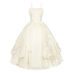 来信与诗·月光变奏曲｜WP原创副牌 腰间鱼骨荷叶边lolita双子jsk