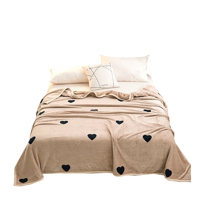 牛奶绒床单冬季加绒珊瑚绒毛毯