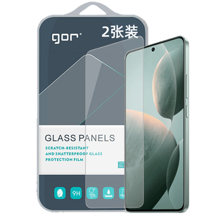 GOR适用红米K90手K70机K60钢化玻璃贴膜k30至k40尊K80纪k50念13c非全K20半荧屏幕高清Ultra透明pro保护硬贴膜
