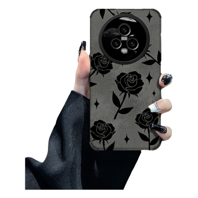 适用于荣耀magic5手机壳magic5pro保护套magic4质感magic4pro镜头全包不顶膜简约深邃翻毛皮复古皮质女款防摔