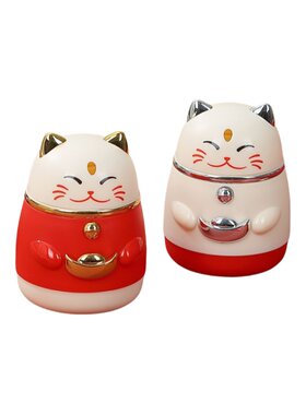 招财猫牙签筒按压式爆款直降