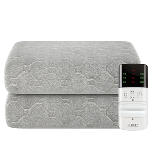 彩虹电热毯双人双控家用法兰绒官方旗舰店电褥子单人官方旗舰店