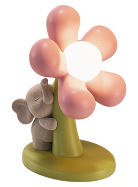 花朵小象台灯高颜值氛围感