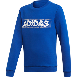 Adidas/阿迪达斯正品秋季男大童YB SID BR CREW2卫衣套头衫ED6510
