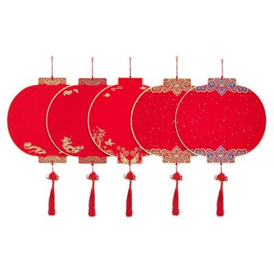 2026新款福字硬卡挂件万年红福卡