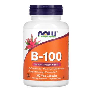 Now诺奥多种B族维生素B-100补精力新陈代谢含生物素肌醇