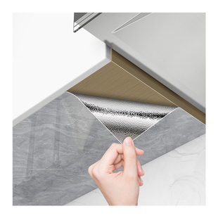 厨房吊柜防油贴纸防水防潮自粘橱柜专用防火耐高温防蒸汽保护贴膜