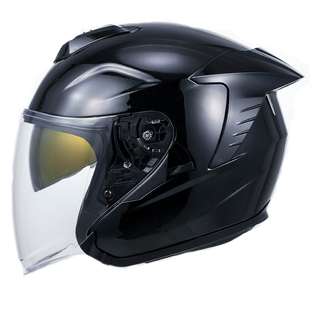 FEISU摩托车头盔大码四分之三半盔男士四季通用4分之3盔女防风4XL