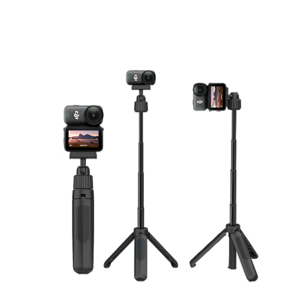 适用大疆osmo nano手持自拍杆落地三脚架NANO延长杆多功能支架三脚支架运动相机配件