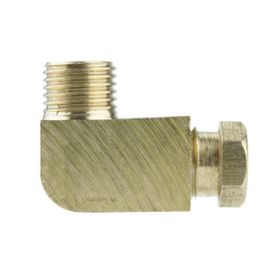 PL直角接头滑块油嘴 铜卡套式接头 内卡弯头 铝管铜管尼龙管接头