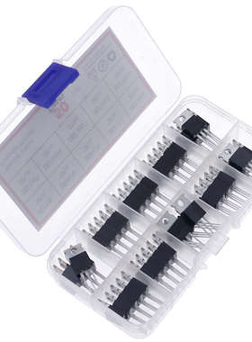 10种IRF场效应三极管MOS管包(IRF520~IRF9510)直插TO-220封装套件