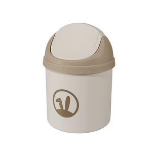 桌面垃圾桶创意带盖家用办公室小号迷你可爱床头茶几卧室北欧分类