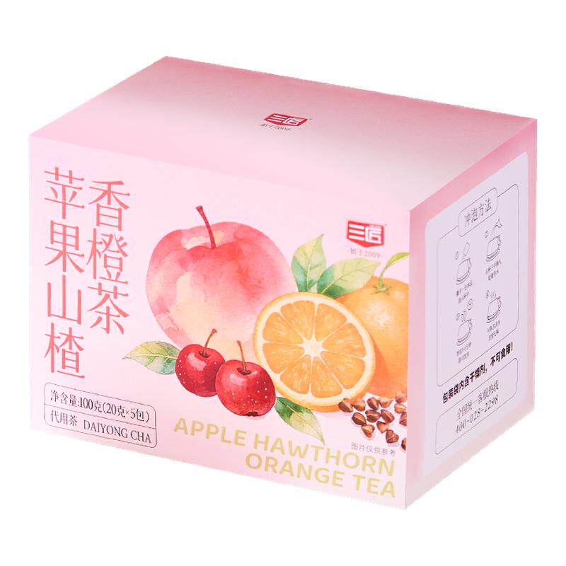 三匠苹果山楂香橙茶荞麦养生茶包