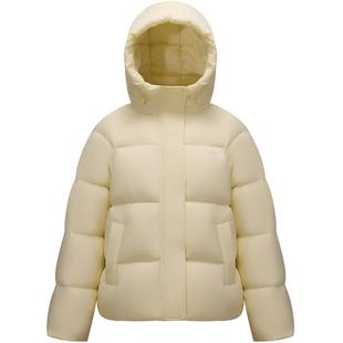 美特斯邦威面包羽绒服女2025冬季新款潮流宽松插肩袖连帽保暖外套