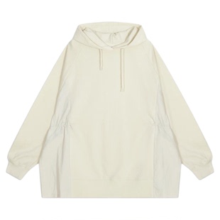 niko and ...卫衣女2025冬季新款拼色休闲连帽棉质上衣607908
