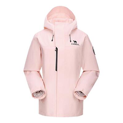 骆驼王者凯甲Icon远山蓝鹅绒内胆冲锋衣男三合一户外防水女款外套