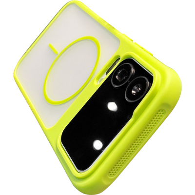 【边框蜂窝散热】透明磁吸手机壳