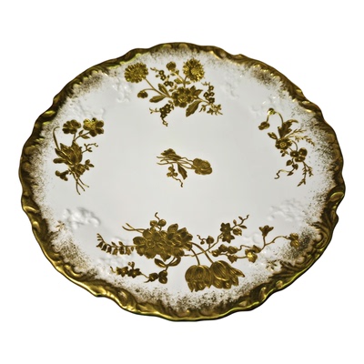 西洋古董 hammersley 22k重金骨花稀有骨瓷咖啡杯碟 现货