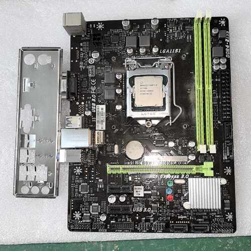 议价H110MVQ7主板带i37100CPU维修