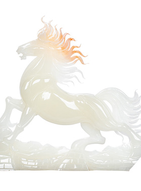 天然玉石开业乔迁马到功成礼品