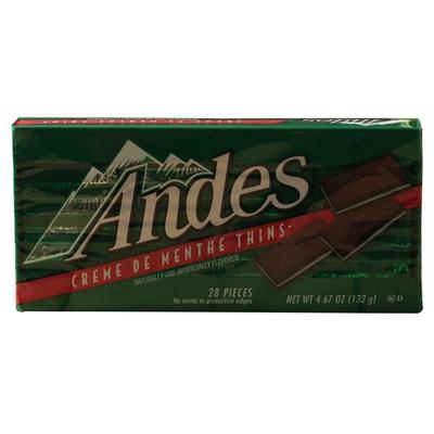 圣诞糖果andes薄荷巧克力安迪士