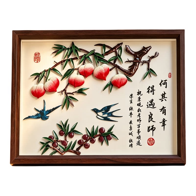 非遗铁画桃李满天下毕业季送老师谢师礼非遗手工特色伴手礼定制
