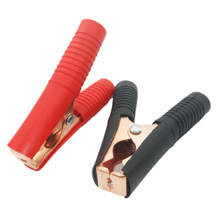 全包电瓶夹子100A大电流纯铜电池充电夹应急启动搭火线夹加厚全铜